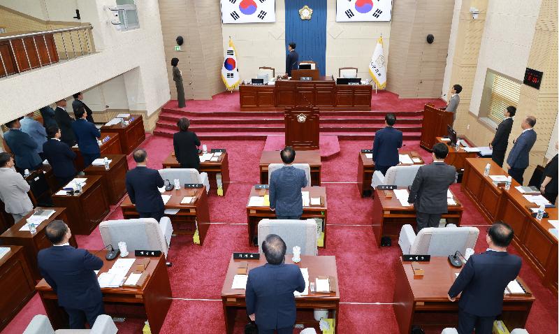 제331회 임시회 군정 주요업무 추진실적 보고 및 청취